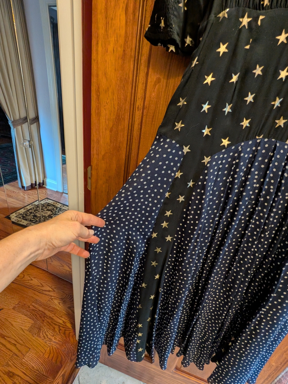Rixo Meg Star Midi Dress - Picture 5 of 6
